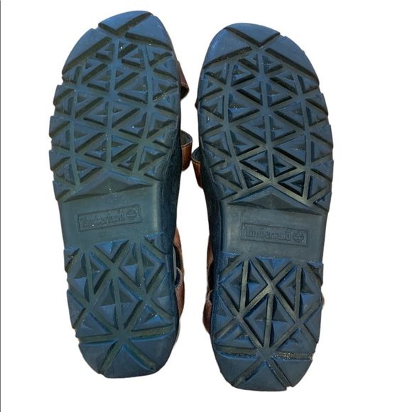 Mens Timberland Leather Strappy Slingback Sandals Brown Size 11M - Picture 5 of 7